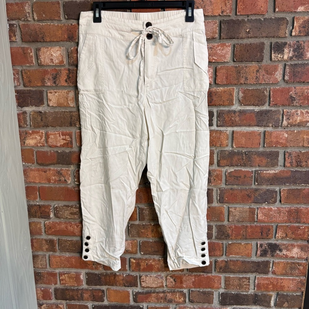 Soft Surroundings Womens Drawstring Button Detail… - image 1